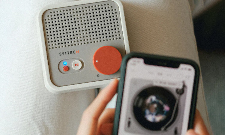 SYITREN N100 Mini Retro Bluetooth Speaker, Portable Vintage Audio with high-quality sound and Bluetooth connectivity.