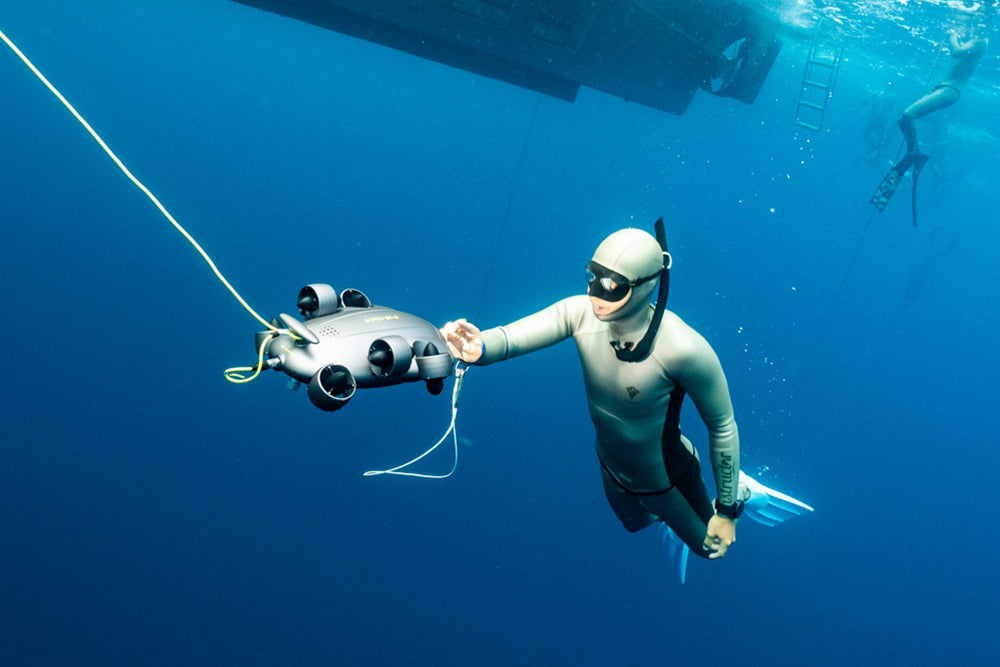 Qysea FIFISH V6 EXPERT is a professional-grade underwater productivity tool designed to revolutionize underwater exploration, filmmaking, research, and inspection.