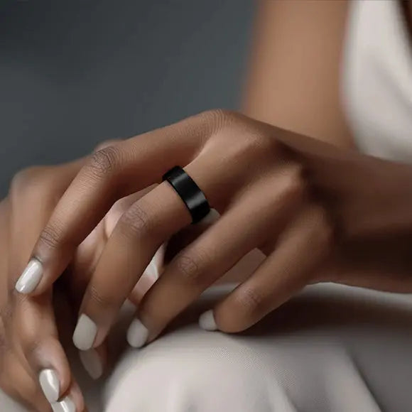 Amovan Nova Smart Ring is a revolutionary smart health ring which can monitor your heart rate, sleep quality, blood oxygen level, activity and skin temperature with sleek design. The smartest fitness & health tracker built for you.