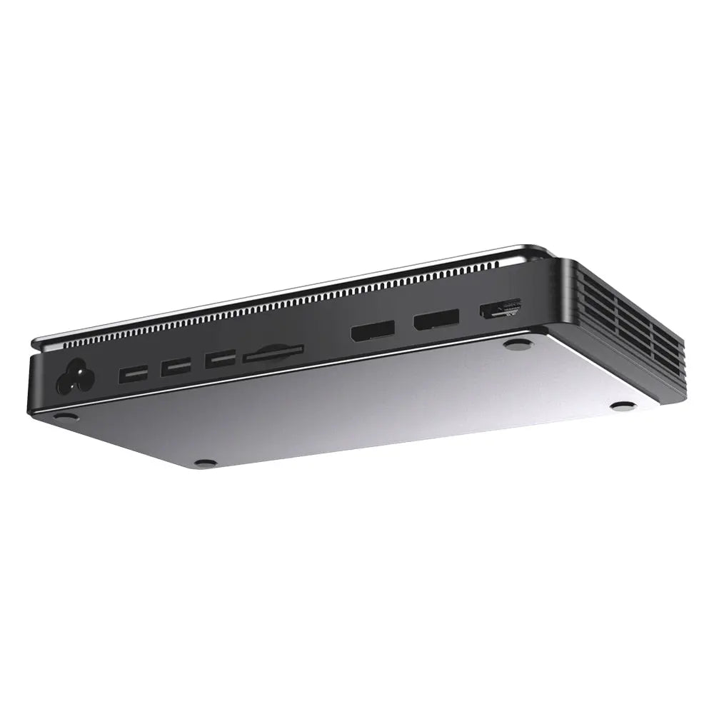 The smallest graphics card expansion dock with 4096 stream processors 36MB infinity cache, supports AMD FSR 3.0 technology, AMD smart access memory technology, AMD SmartShift MAX technology, and AV1 encoding.
