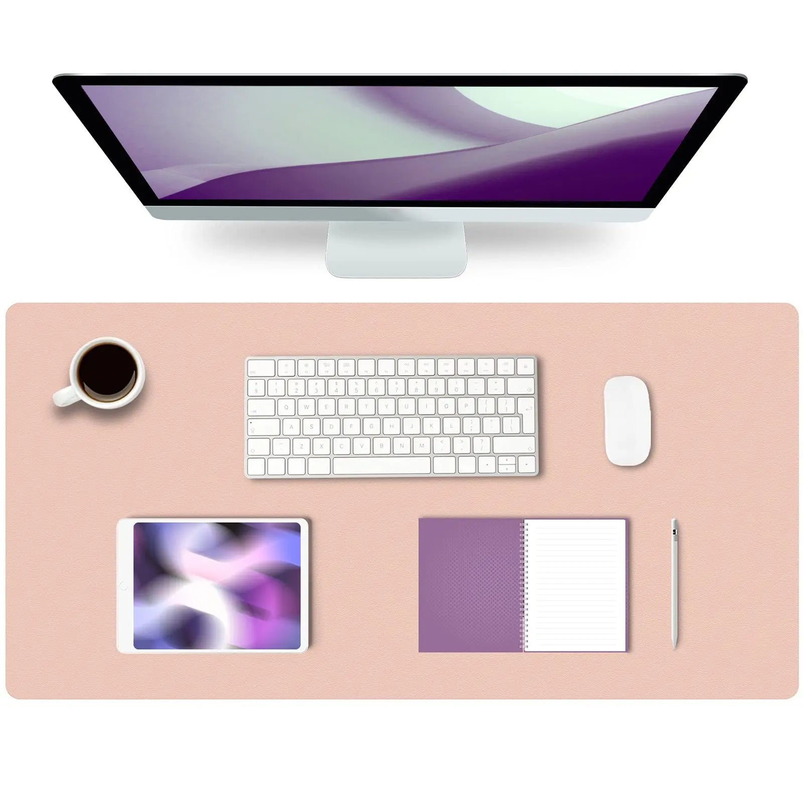 Dual-Sided Multifunctional Desk Pad, Large Mouse Pad for Desk, Waterproof Desk Pad SchwayShop