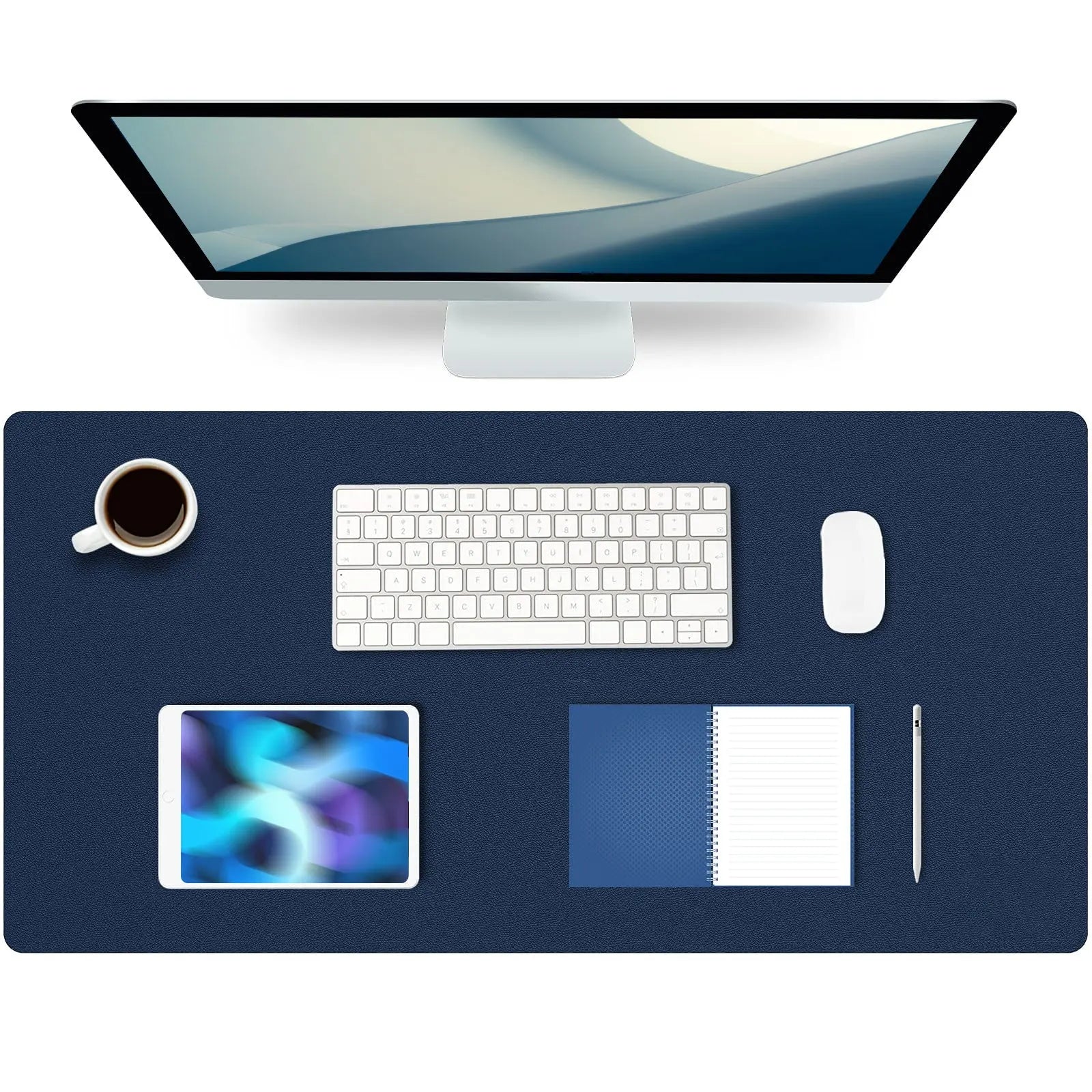 Dual-Sided Multifunctional Desk Pad, Large Mouse Pad for Desk, Waterproof Desk Pad SchwayShop