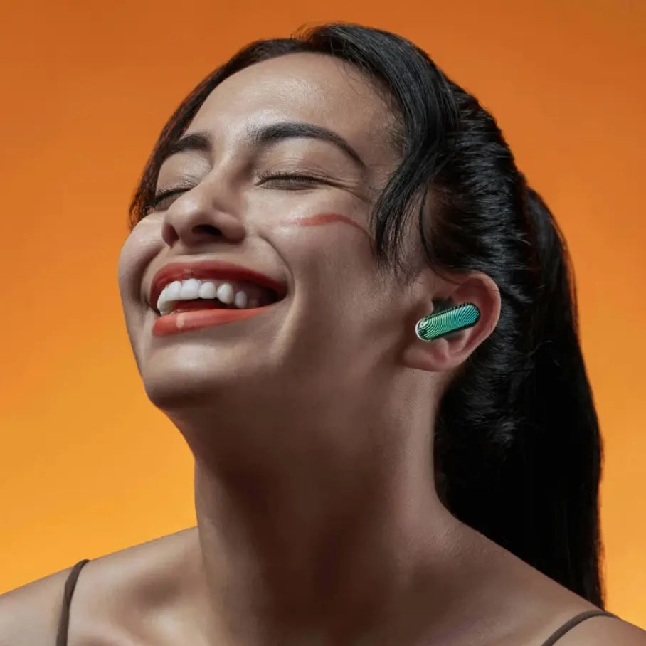 The earbuds with light control and detachable shells. Over 300000 color combination for you to customize your earbuds with your style.