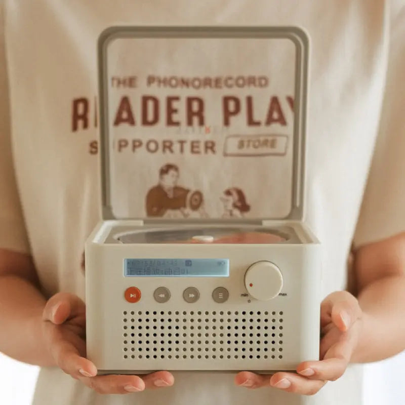 SYITREN R200 Portable Retro CD Player with Bluetooth Speaker3