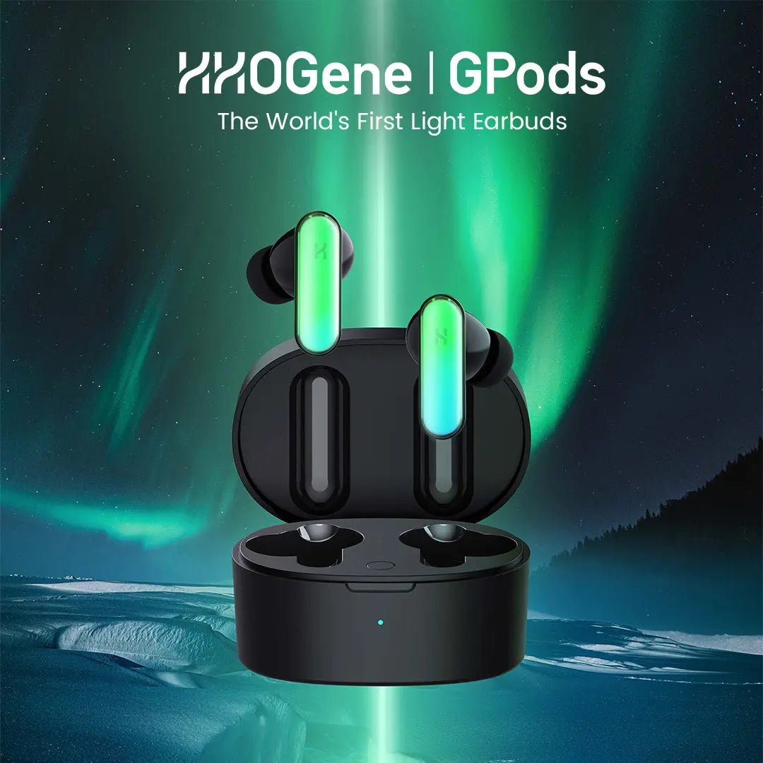 The earbuds with light control and detachable shells. Over 300000 color combination for you to customize your earbuds with your style.
