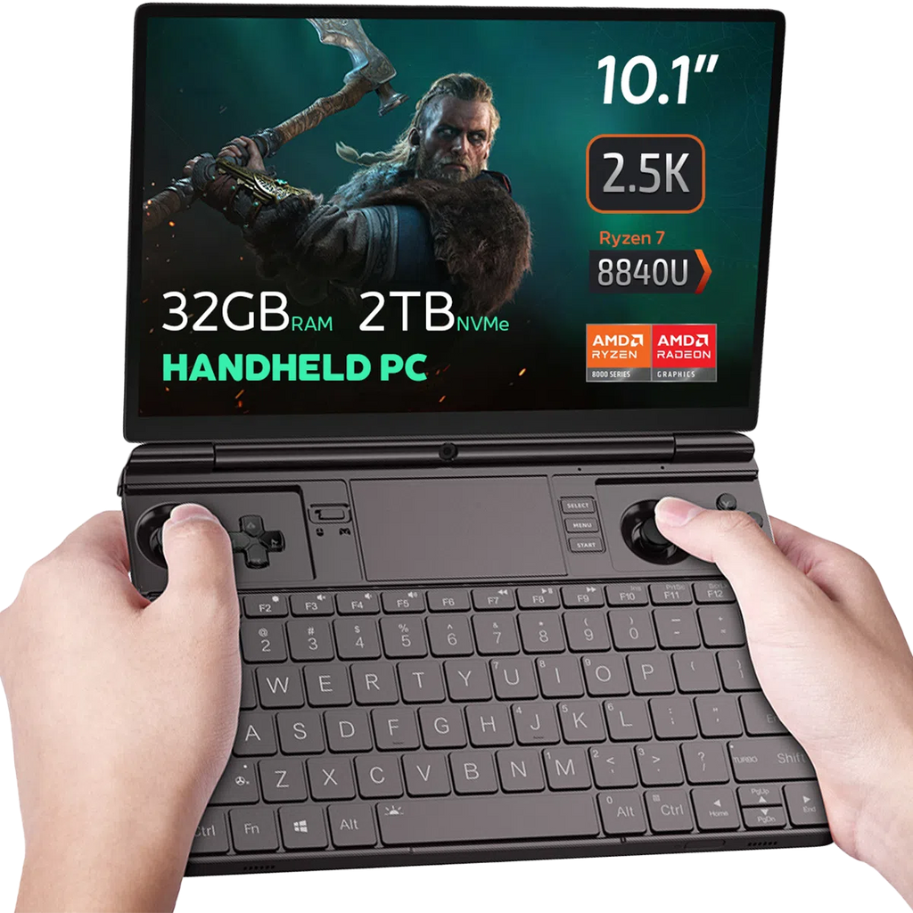 GPD WIN Max 2 Handheld Gaming Laptop - AMD Ryzen 7, 64GB LPDDR5, 2TB