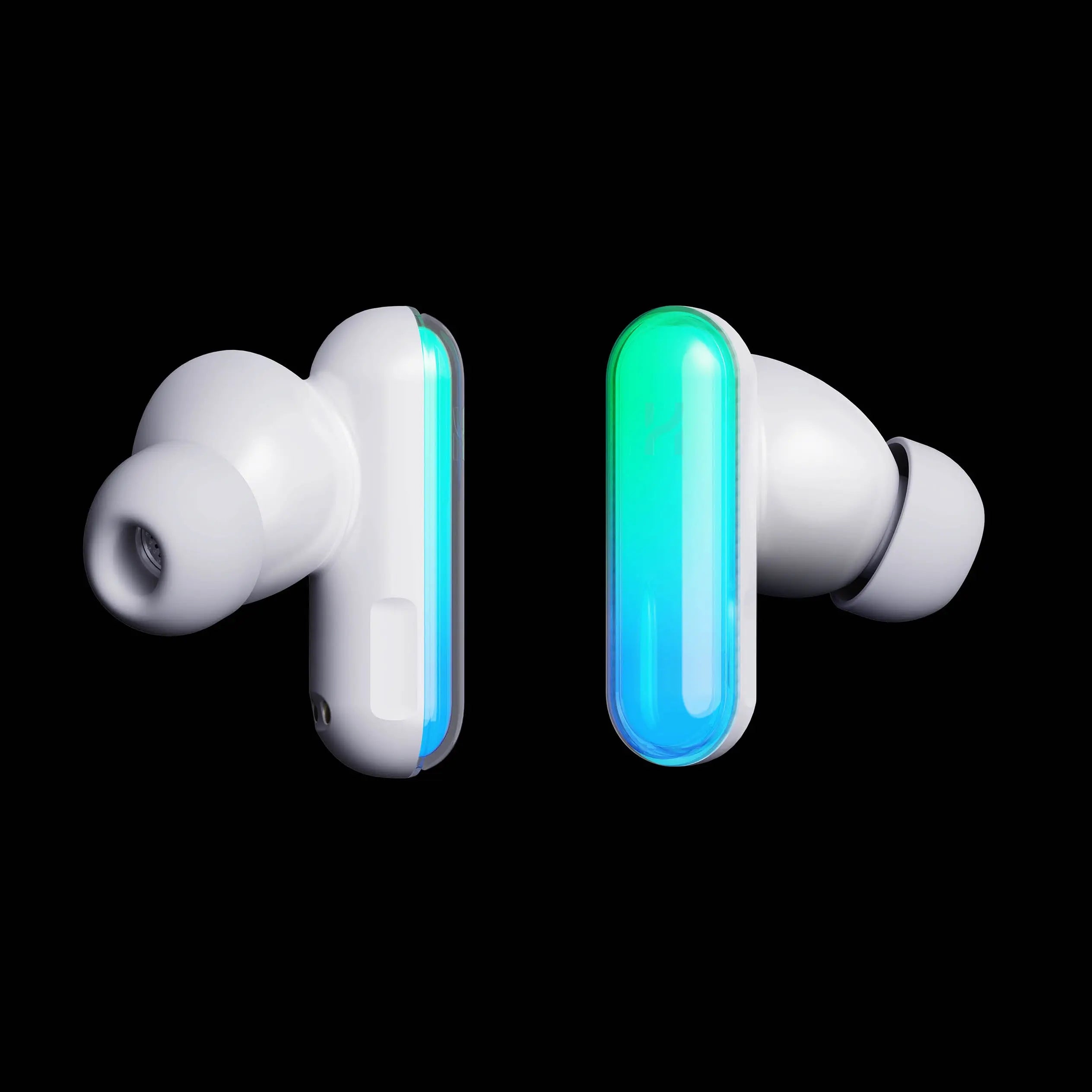 The earbuds with light control and detachable shells. Over 300000 color combination for you to customize your earbuds with your style.