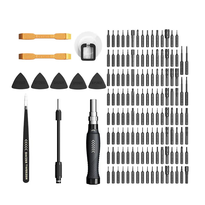 JAKEMY 145 in 1 precision screwdriver set with various accessories for electronics repair6
