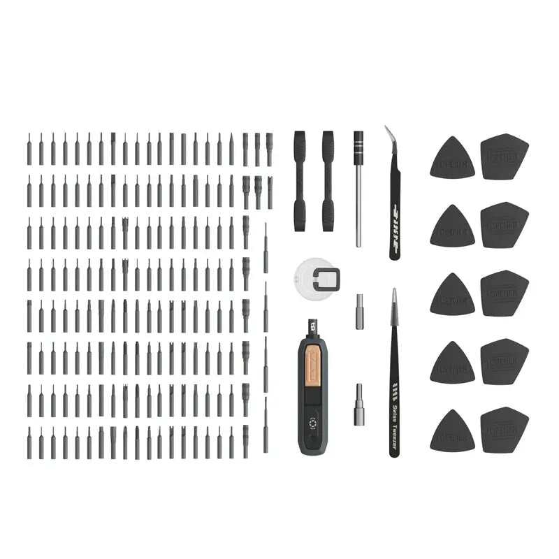 JAKEMY 180-in-1 portable toolbox with precision screwdriver bits and repairing accessories