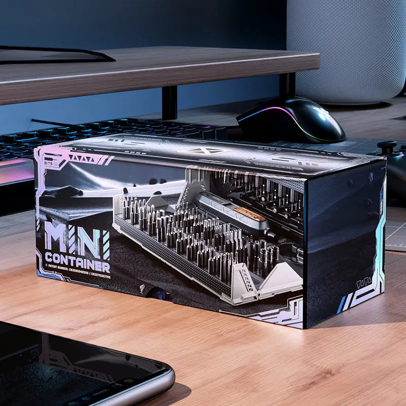 JAKEMY 180-in-1 portable toolbox with precision screwdriver bits and repairing accessories