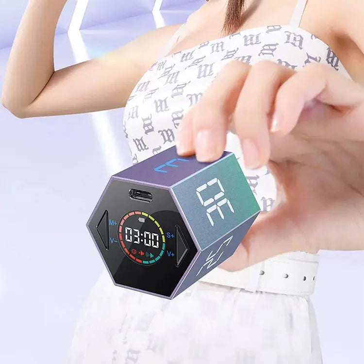Ticktime Pomodoro Timer with gradient streamer color design, digital egg timer for countdown and productivity3