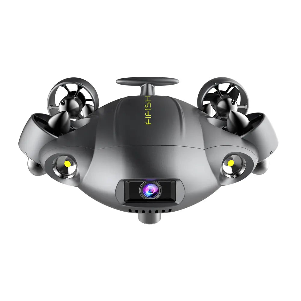 QYsea FIFISH V6 EXPERT is a professional-class underwater robot with 12 megapixel resolution, 4K UHD camera, 166° FOV wide-angle lens, 360° omnidirectional mobility, and multi-capable tool for enhancing underwater missions and operations. The V6 EXPERT can be equipped with an onshore power supply system for optimal diving performance and operating time.