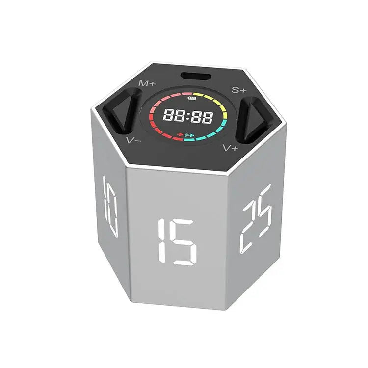 Ticktime Pomodoro Timer with gradient streamer color design, digital egg timer for countdown and productivity0