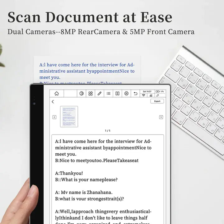 Bigme inkNote Color, the world's first color E-Ink tablet with cameras1