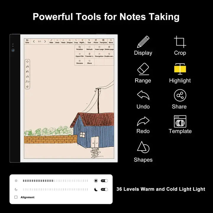 Bigme inkNote Color, the world's first color E-Ink tablet with cameras5