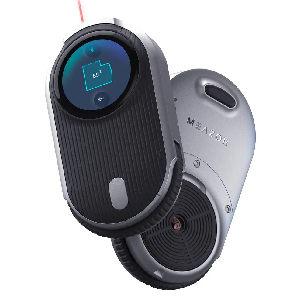 HOZO MEAZOR offers highly accurate measurements and versatile modes for various applications. With built-in Bluetooth connectivity to transfer data to mobile devices and apps. The device includes 2D floor plan scanning, Rolling measurer and laser distance measurer and much more capabilities. Its user-friendly interface, durability, and compact design make it convenient for users.