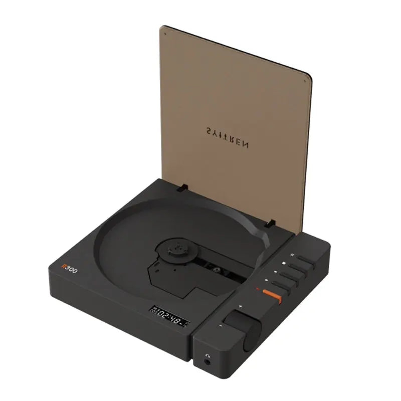 The Syitren R300 Portable Vintage CD Player features a Toslink optical output and Jack 3.5mm headphone output, delivering Hi-Fi audio so you can enjoy your CD collection on the go. It also has Bluetooth 5.3 transmission capabilities and can automatically pair with Bluetooth headphones or speakers.