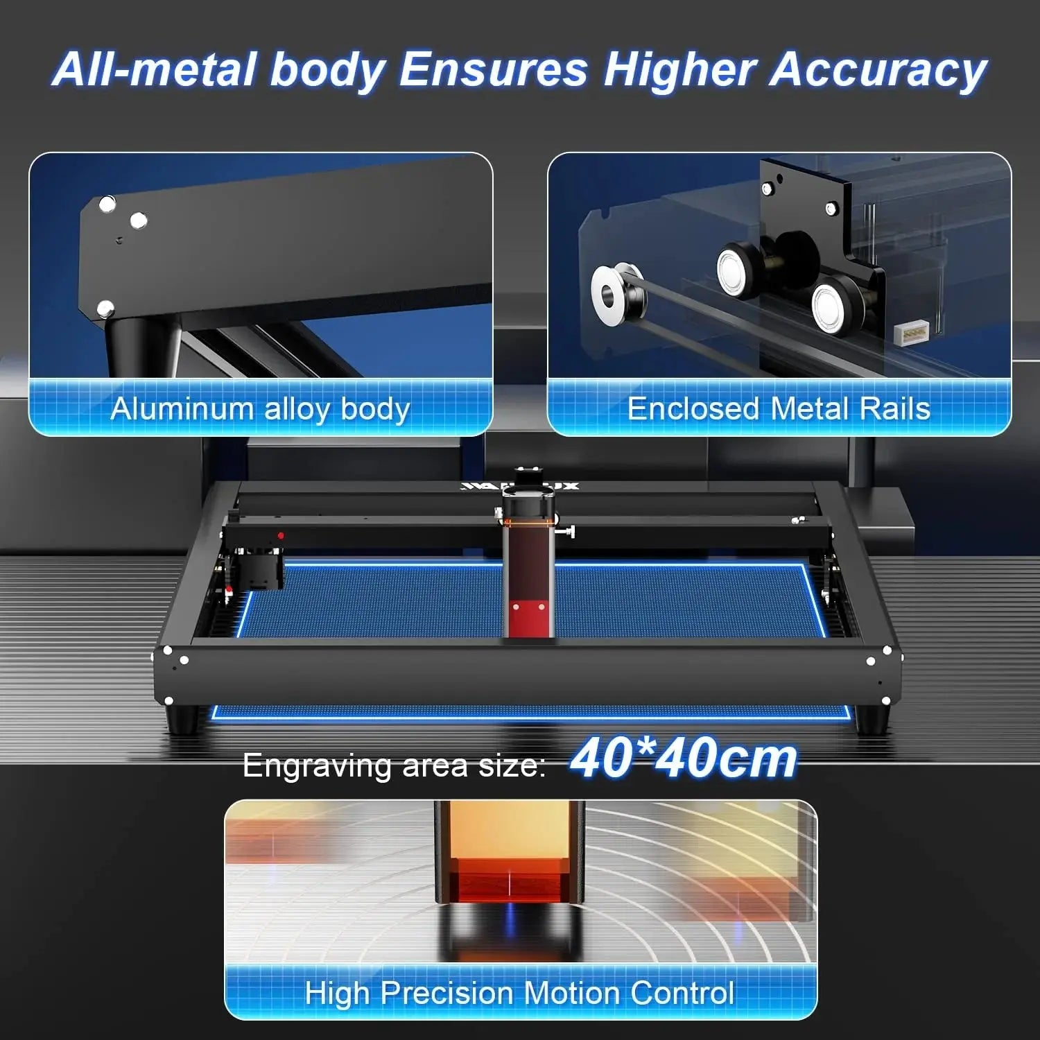 WAINLUX JL7 Laser Engraver Cutter for precision crafting and DIY projects0