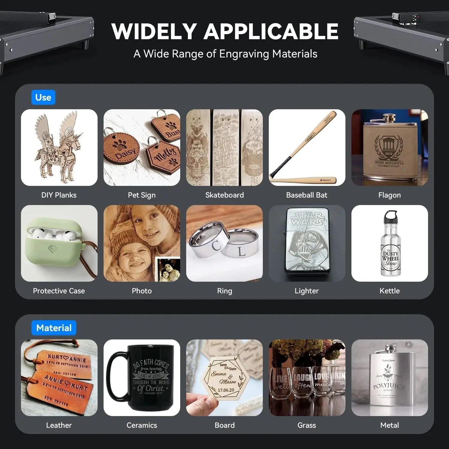 WAINLUX JL7 Laser Engraver Cutter for precision crafting and DIY projects6