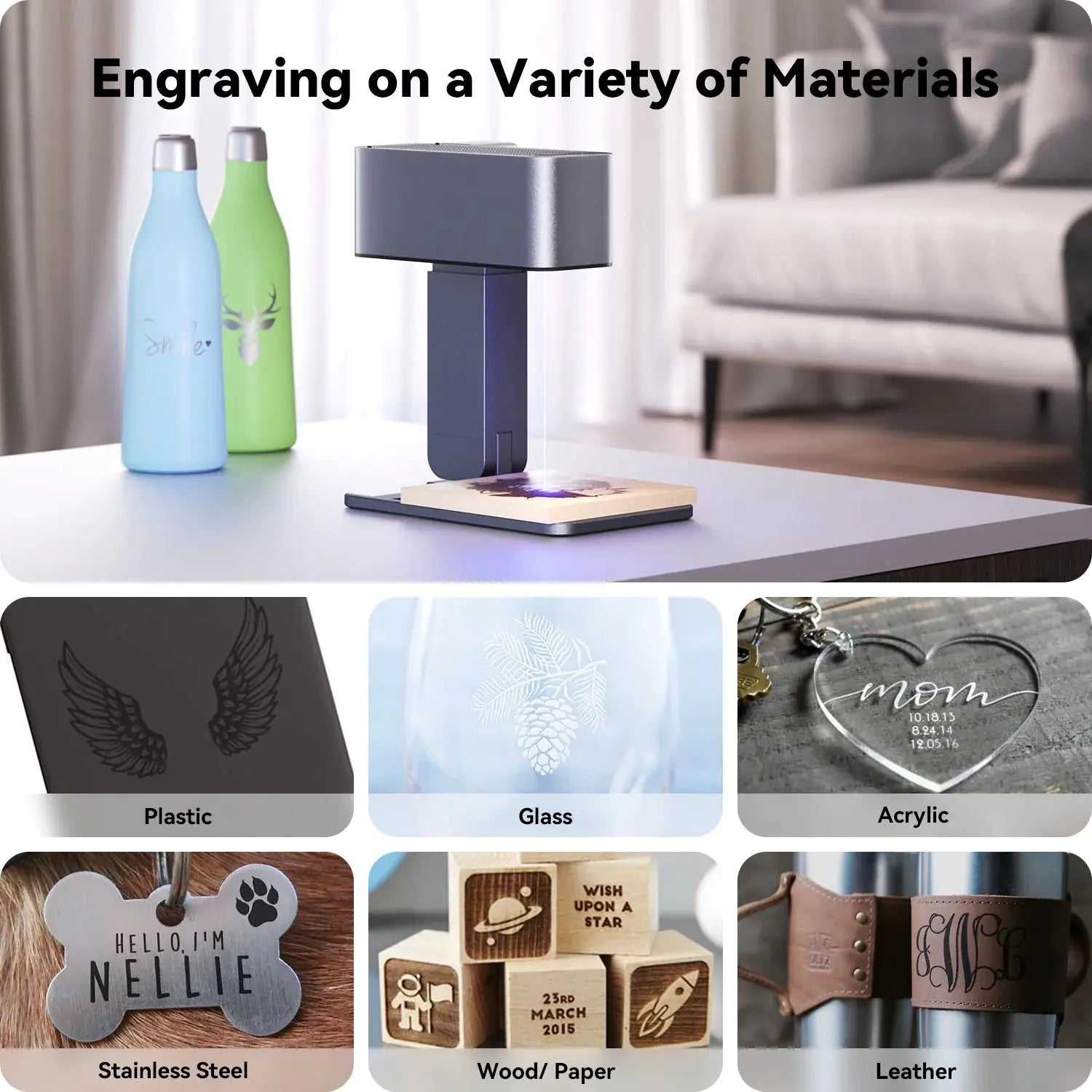 WAINLUX Z3 Portable Laser Engraving Machine for precision crafting3