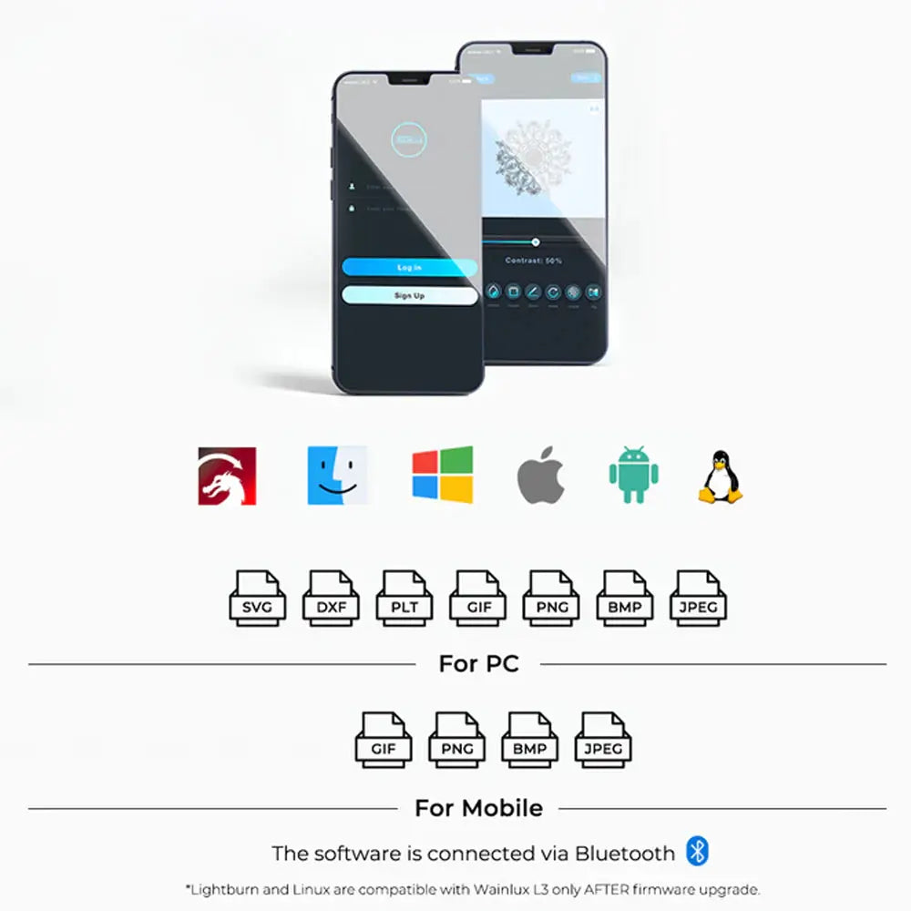 WAINLUX L3 Laser Engraving Machine for precision engraving and cutting1
