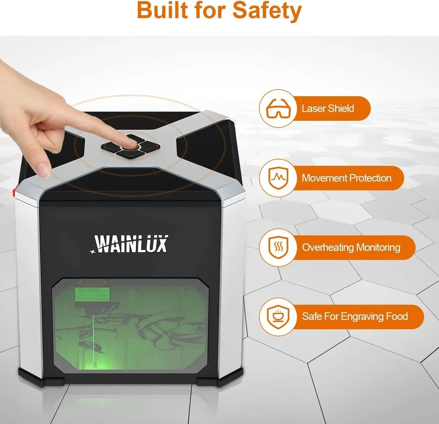 WAINLUX K6 Mini Laser Engraver for precision engraving8