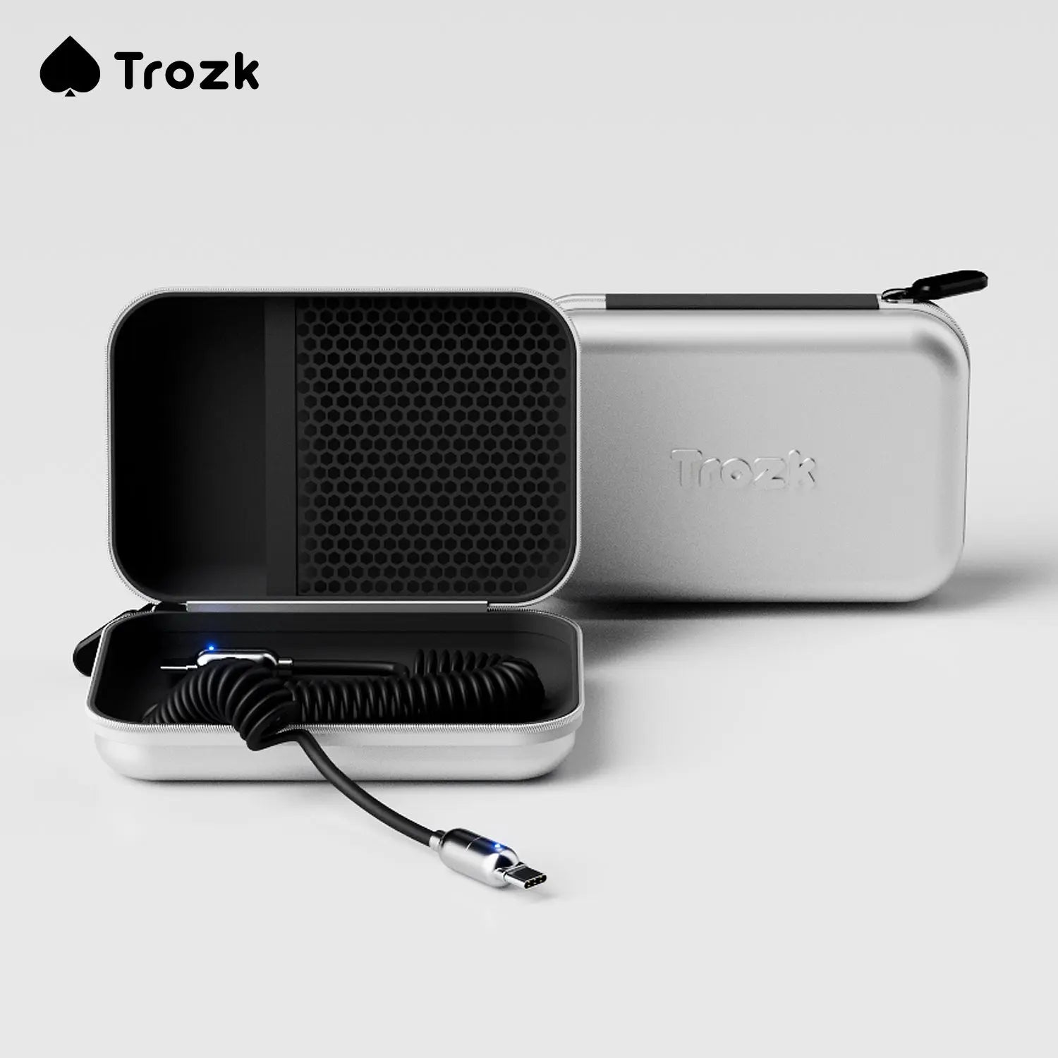 Trozk Quicksilver 27W Lightning/ 100W USB-C Fast Charging Data Cable Trozk