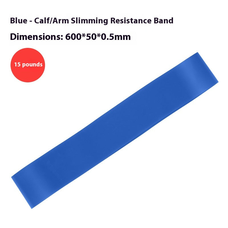 SchwayShop 5-Pack Resistance Loop Bands with Guide & Bag for Pilates & Fitness