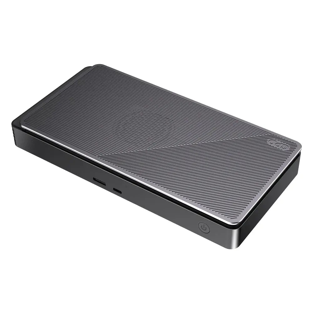 The smallest graphics card expansion dock with 4096 stream processors 36MB infinity cache, supports AMD FSR 3.0 technology, AMD smart access memory technology, AMD SmartShift MAX technology, and AV1 encoding.