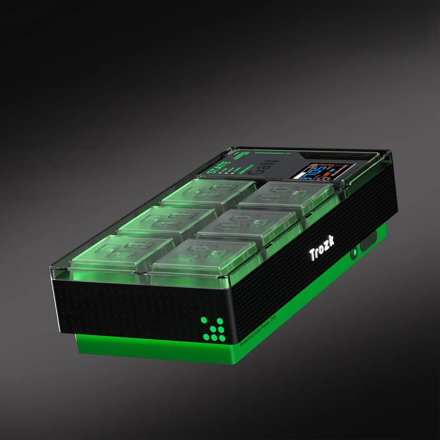 Trozk Hardcore Box 65 Fast Charging 65W GaN PD3.0 Station - High-Speed Charging Technology with LED Light