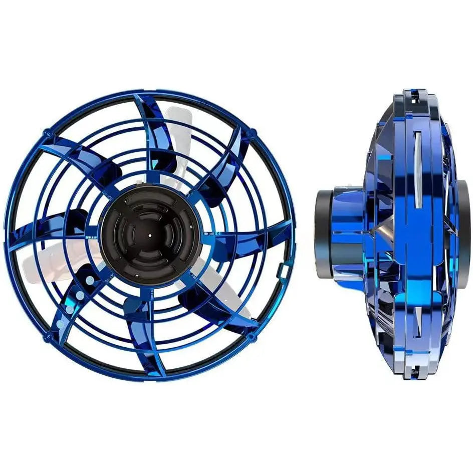 Flying Spinner Mini Hand Drone with 360-degree rotating and colorful lights2