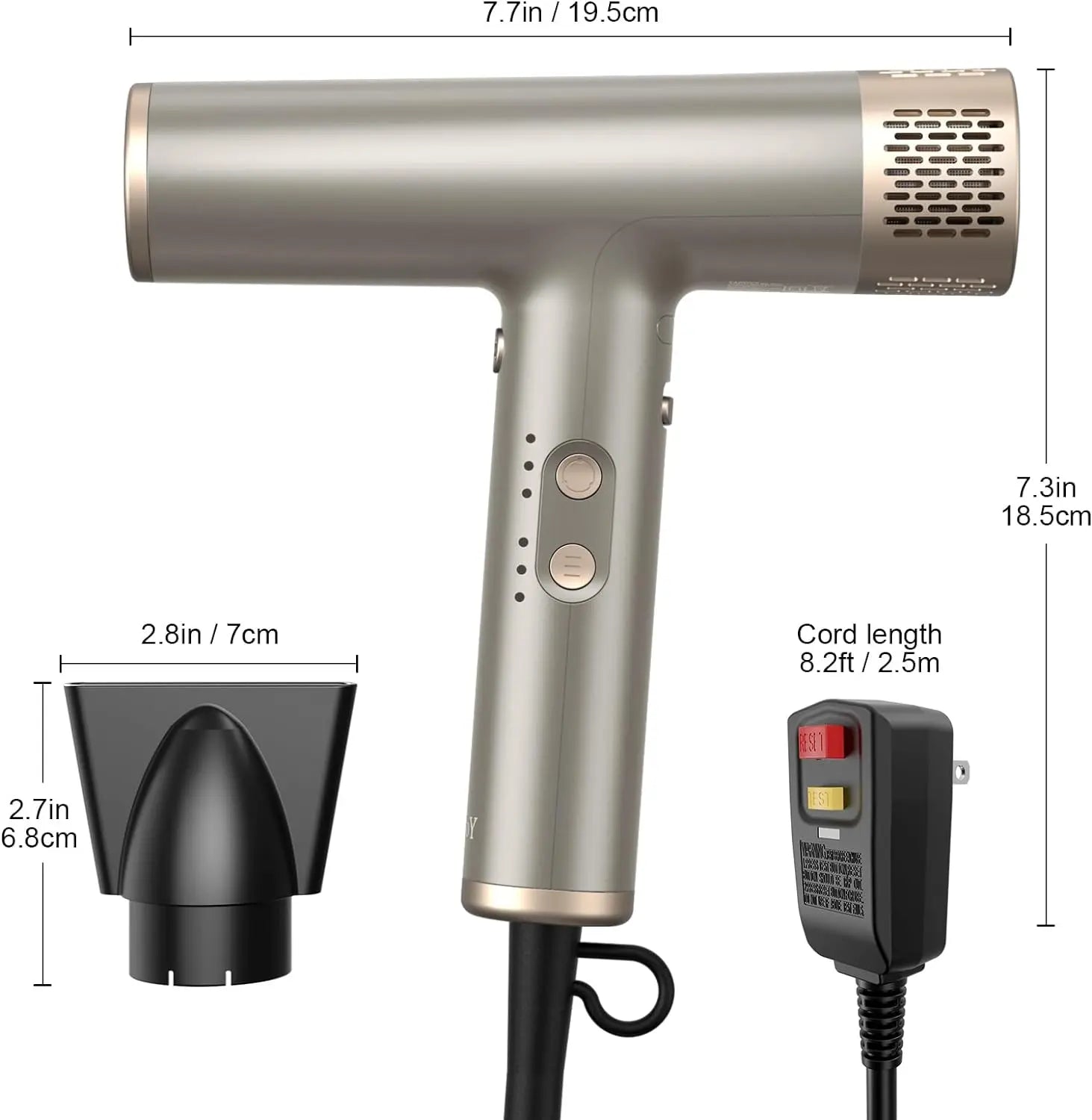 YAPOY High Speed Hair Dryer for a salon-quality experience at home2