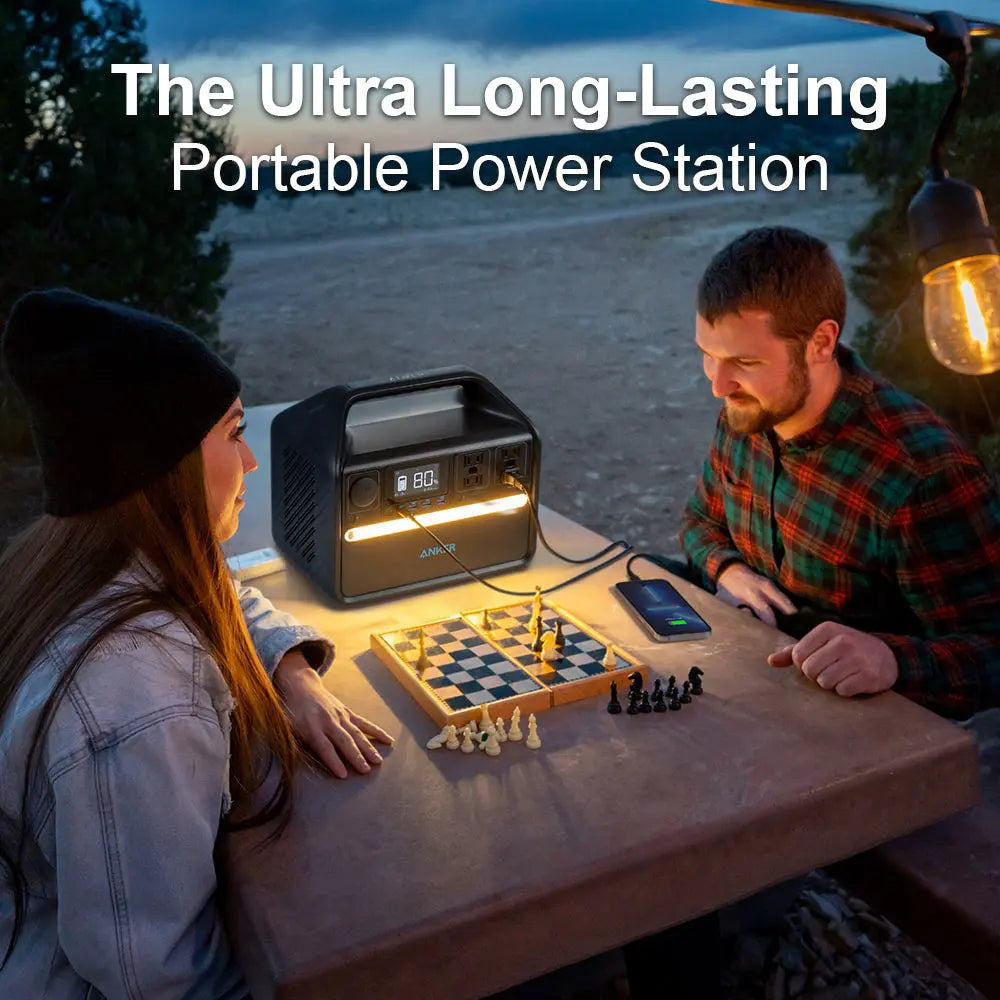 Anker PowerHouse 535 portable power station with 512Wh capacity and 500W output1