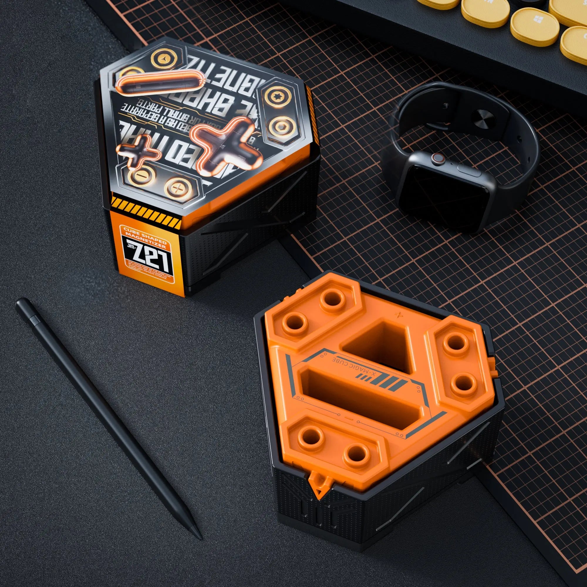 JAKEMY brand cube-shaped magnetizer for tools7