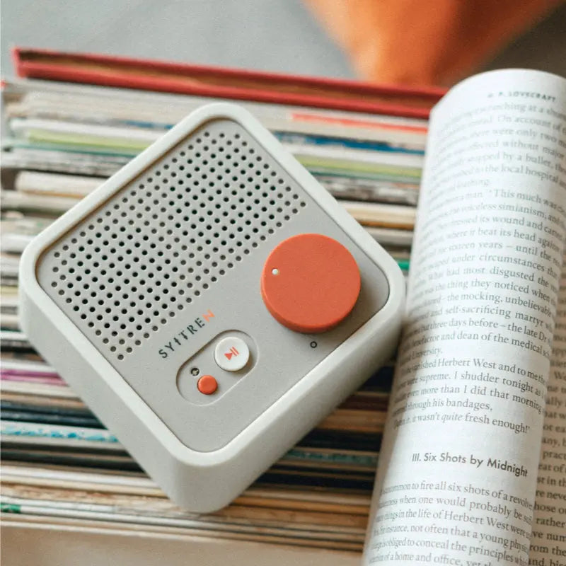 SYITREN N100 Mini Retro Bluetooth Speaker, Portable Vintage Audio with high-quality sound and Bluetooth connectivity.