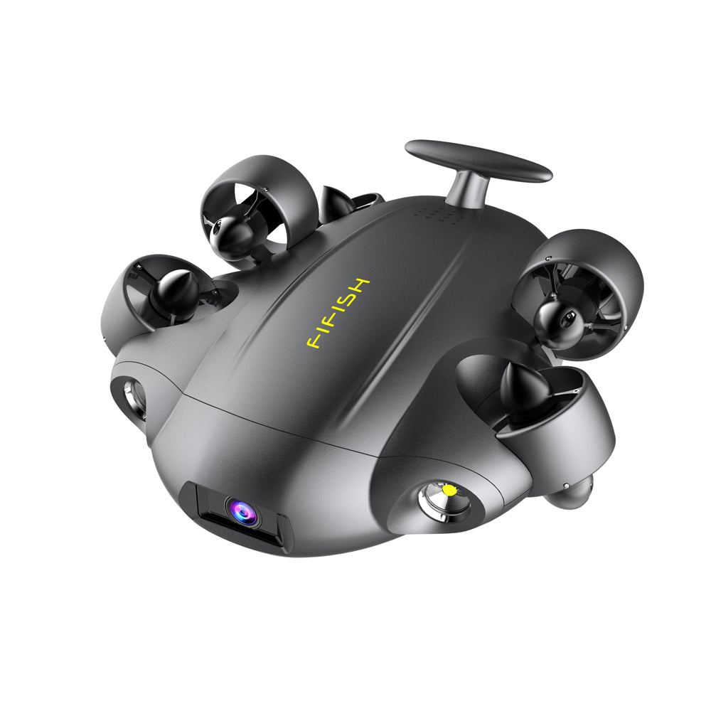 QYsea FIFISH V6 EXPERT is a professional-class underwater robot with 12 megapixel resolution, 4K UHD camera, 166° FOV wide-angle lens, 360° omnidirectional mobility, and multi-capable tool for enhancing underwater missions and operations. The V6 EXPERT can be equipped with an onshore power supply system for optimal diving performance and operating time.
