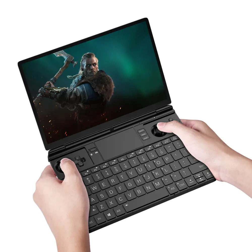 GPD WIN Max 2 2023 handheld gaming laptop with AMD Ryzen 7 7840U processor, 64GB LPDDR5 RAM, 2TB SSD, running Windows 11, Wi-Fi 6, EU version6