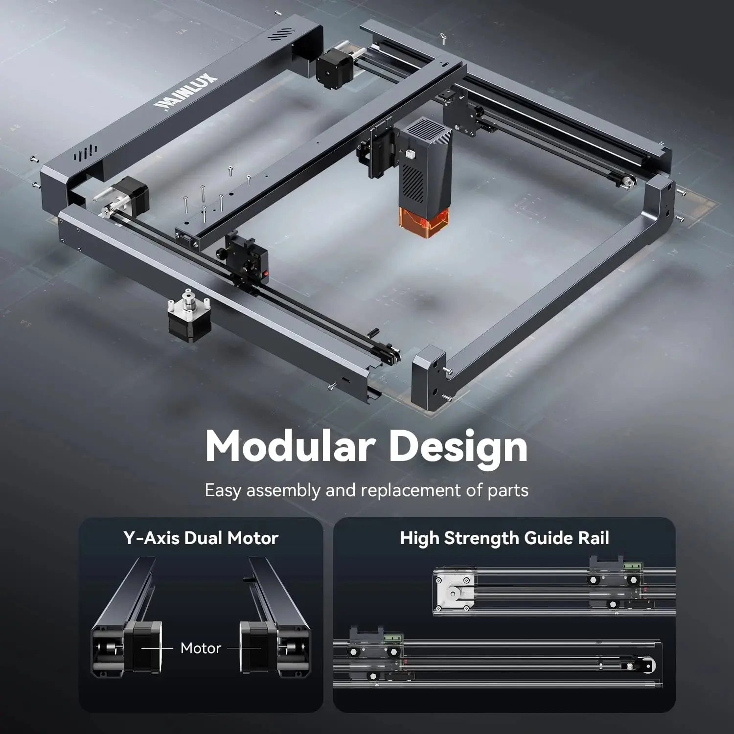 WAINLUX L6 Real 10W Laser Engraver and Cutter with Air Assist Kits7